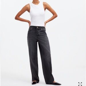 Madewell low slung baggy jeans in kingswood wash